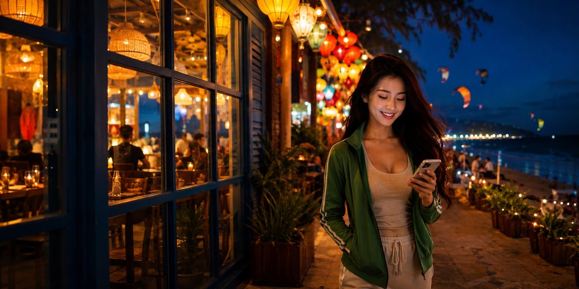 Người chơi đăng ký tài khoản trên điện thoại tại Mũi Né